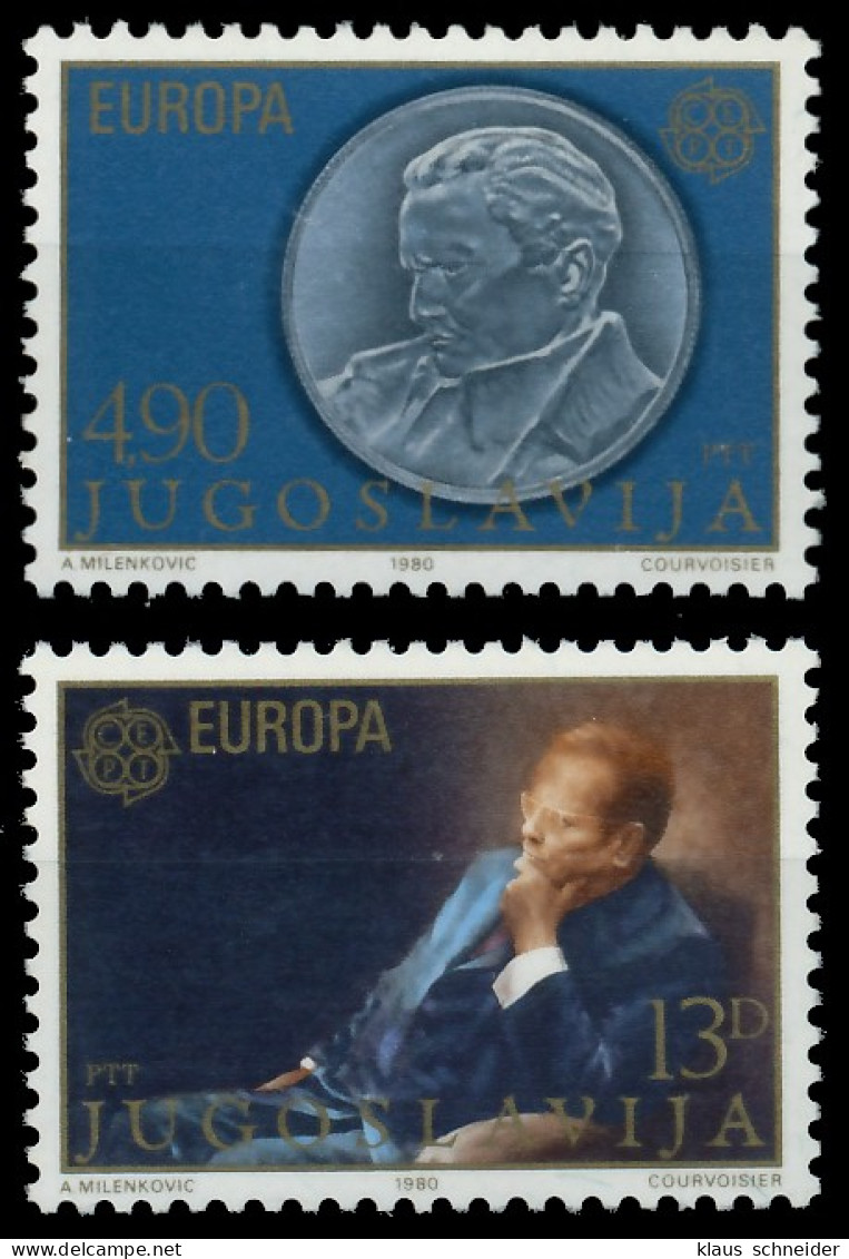 JUGOSLAWIEN 1980 Nr 1828-1829 Postfrisch S1C32D2 - Unused Stamps