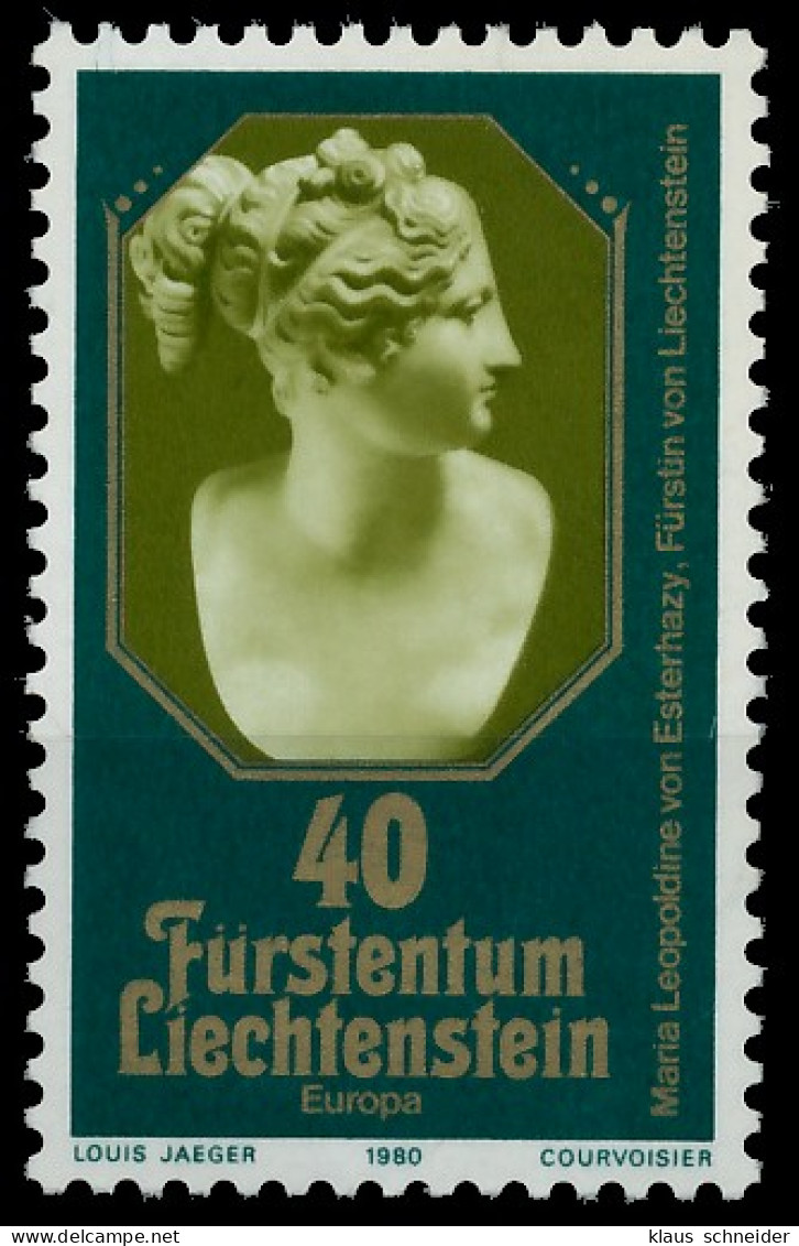 LIECHTENSTEIN 1980 Nr 741 Postfrisch X59A082 - Unused Stamps