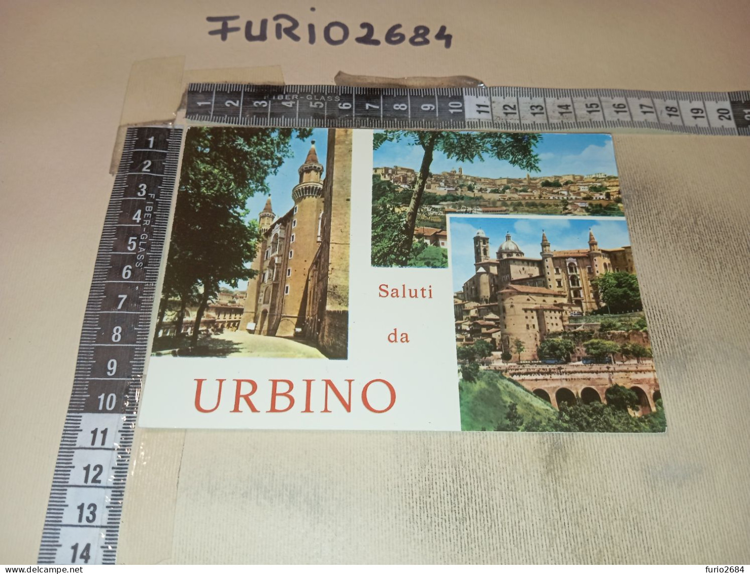 AD11027 SALUTI DA URBINO PANORAMA VARIE VEDUTE - Urbino