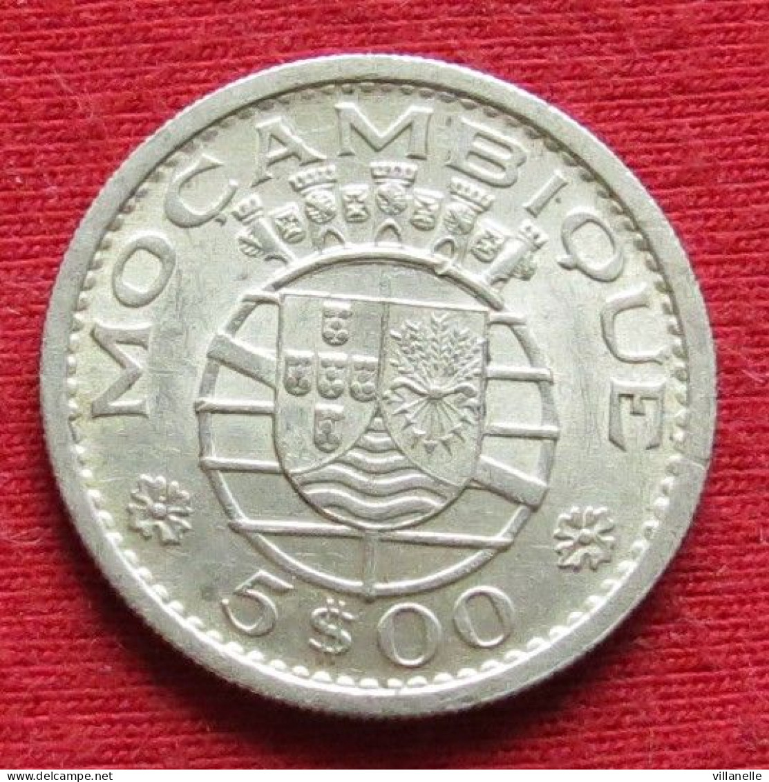 Mozambique 5 Escudos 1960 Mozambico Moçambique  W ºº - Mozambico