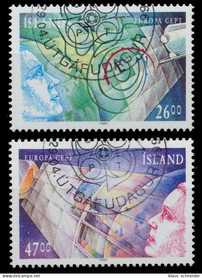 ISLAND 1991 Nr 742-743 Gestempelt X5D3226 - Gebraucht