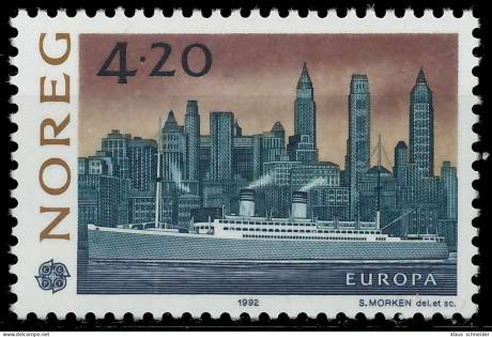 NORWEGEN 1992 Nr 1097 Postfrisch X5D929E - Unused Stamps