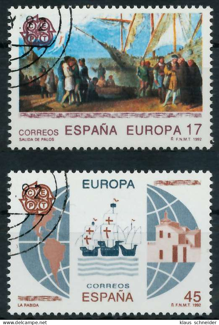SPANIEN 1992 Nr 3064-3065 Gestempelt X5D93E6 - Used Stamps