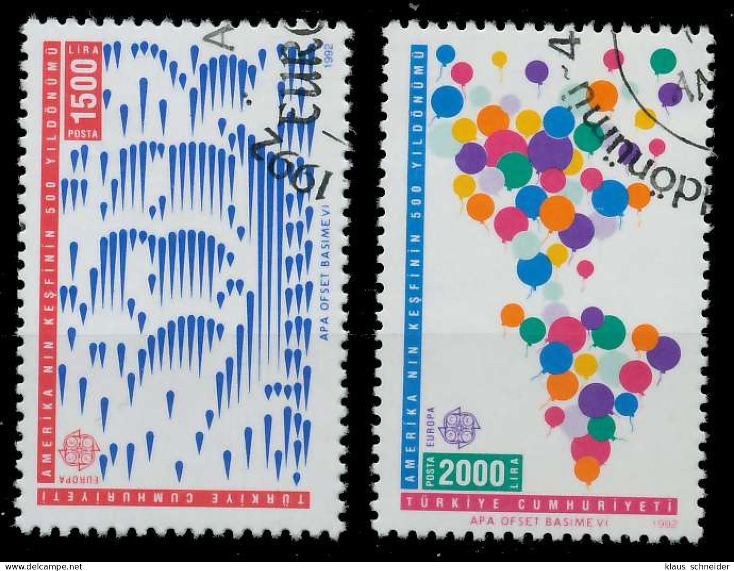 TÜRKEI 1992 Nr 2947-2948 Gestempelt X5DAC02 - Used Stamps
