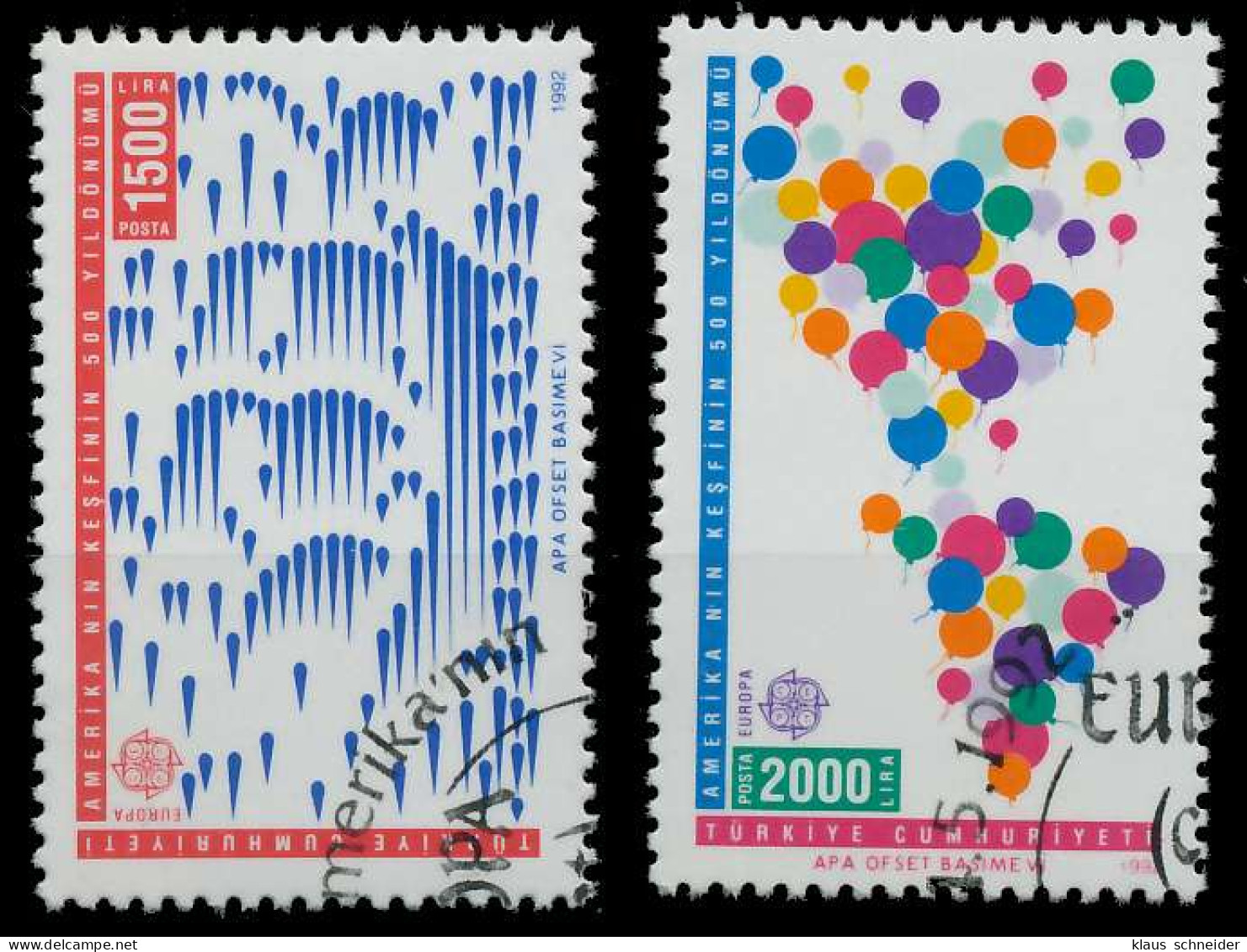 TÜRKEI 1992 Nr 2947-2948 Gestempelt X5DABFE - Used Stamps