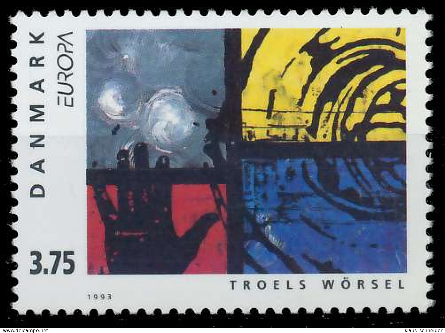 DÄNEMARK 1993 Nr 1052 Postfrisch X5DAF2A - Unused Stamps
