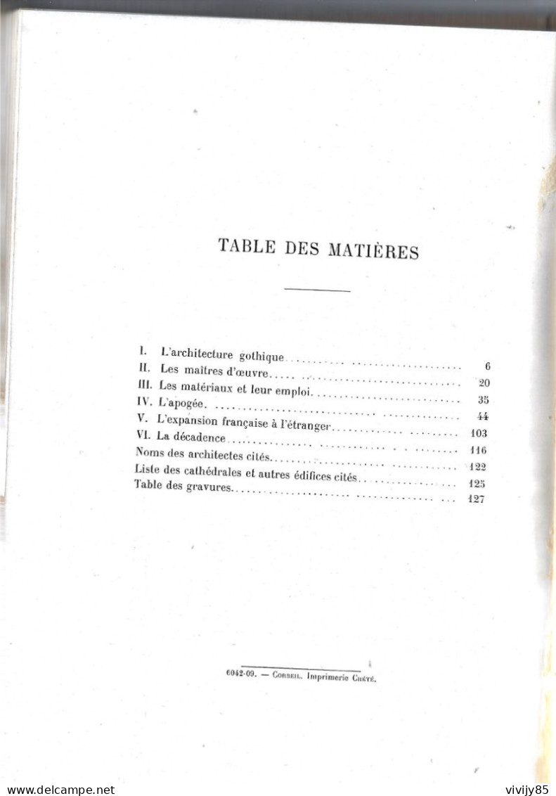 Livre illustré " Les Architectes des Cathédrales Gothiques " PARIS-LYON-NANTES-ROUEN