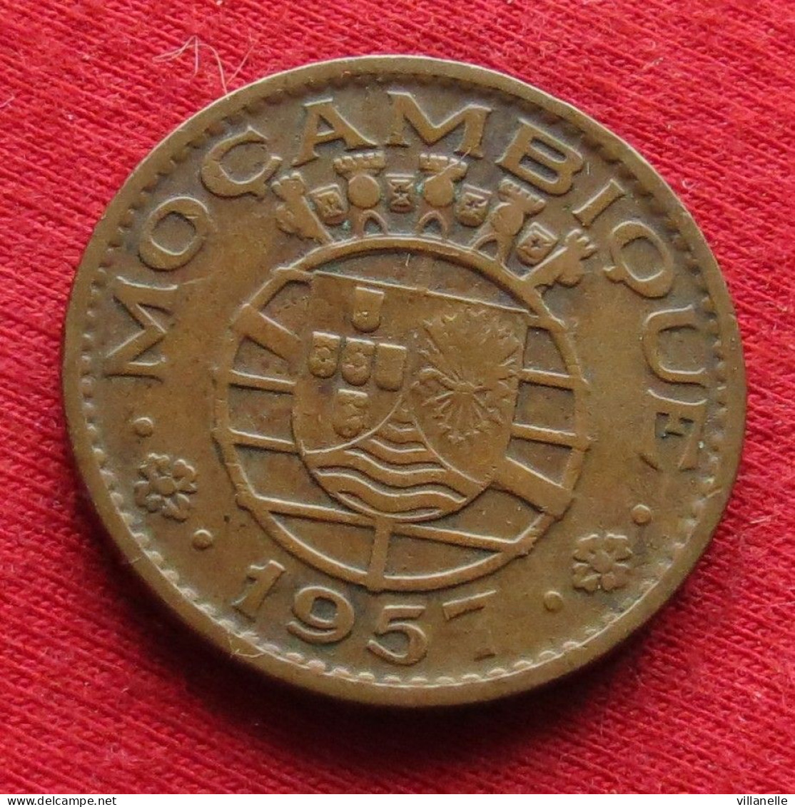 Mozambique 1 Escudo 1957 Mozambico Moçambique #2 W ºº - Mosambik