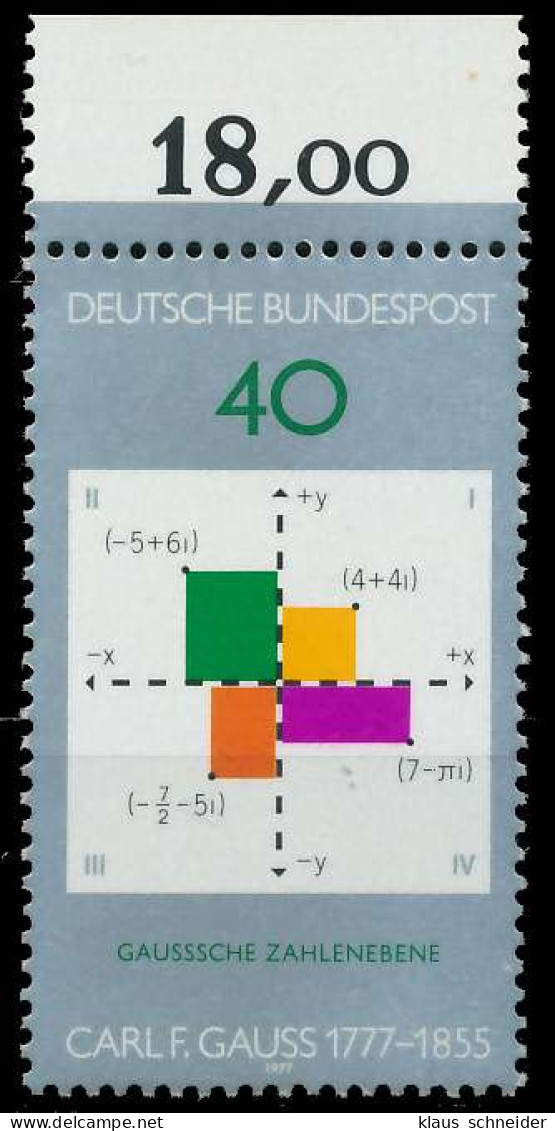 BRD BUND 1977 Nr 928 Postfrisch ORA X6005E2 - Neufs