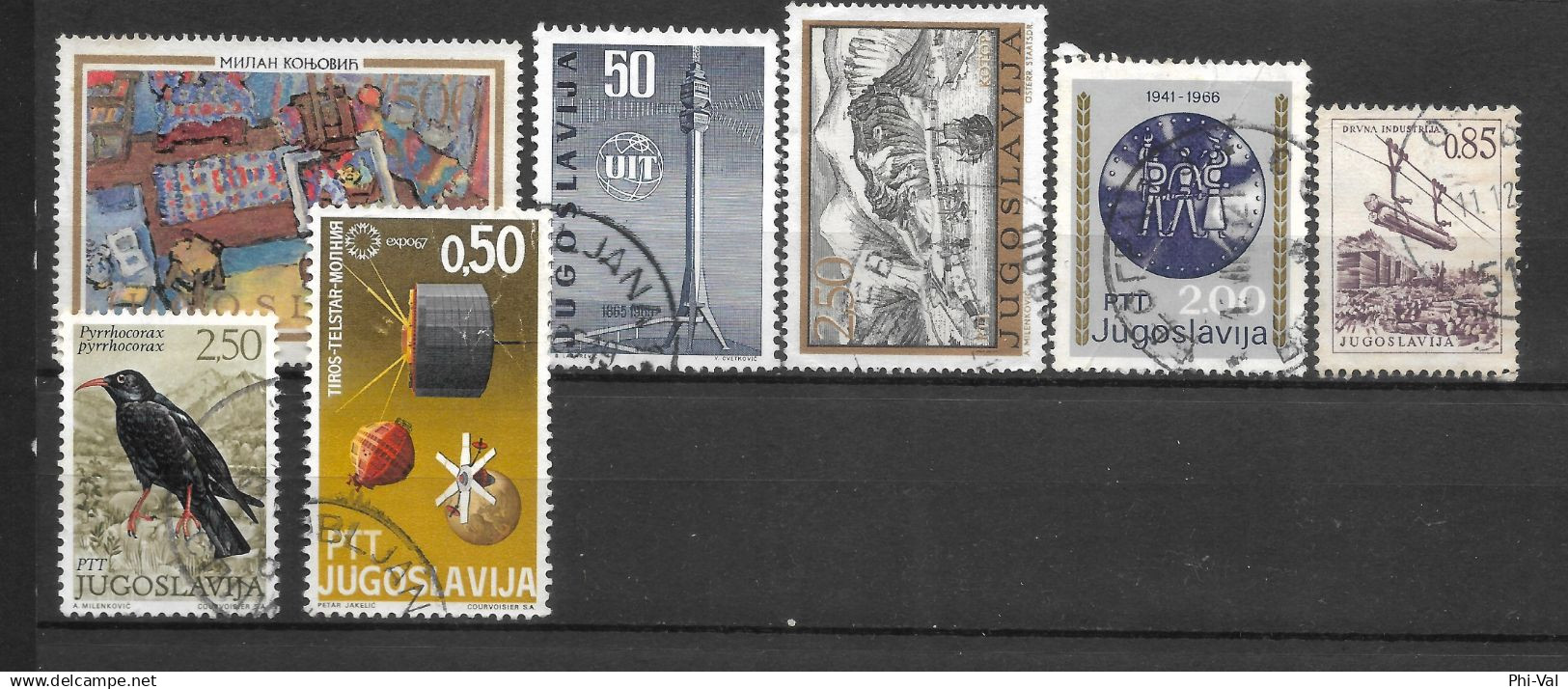 (LOT365) Yugoslavia, 130 Different Stamps And Many Duplicates. 60's To 80's. F NH - Gebruikt