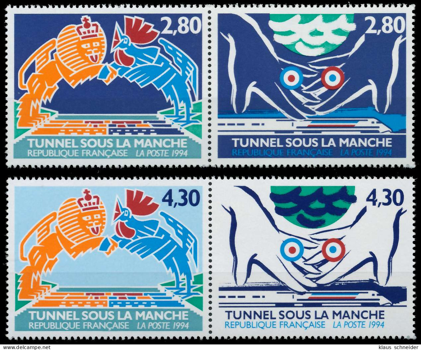 FRANKREICH 1994 Nr 3023-3057 Postfrisch WAAGR PAAR X6253DA - Unused Stamps