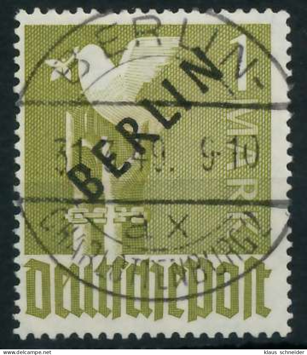 BERLIN 1948 Nr 17a Zentrisch Gestempelt Gepr. X642076 - Oblitérés