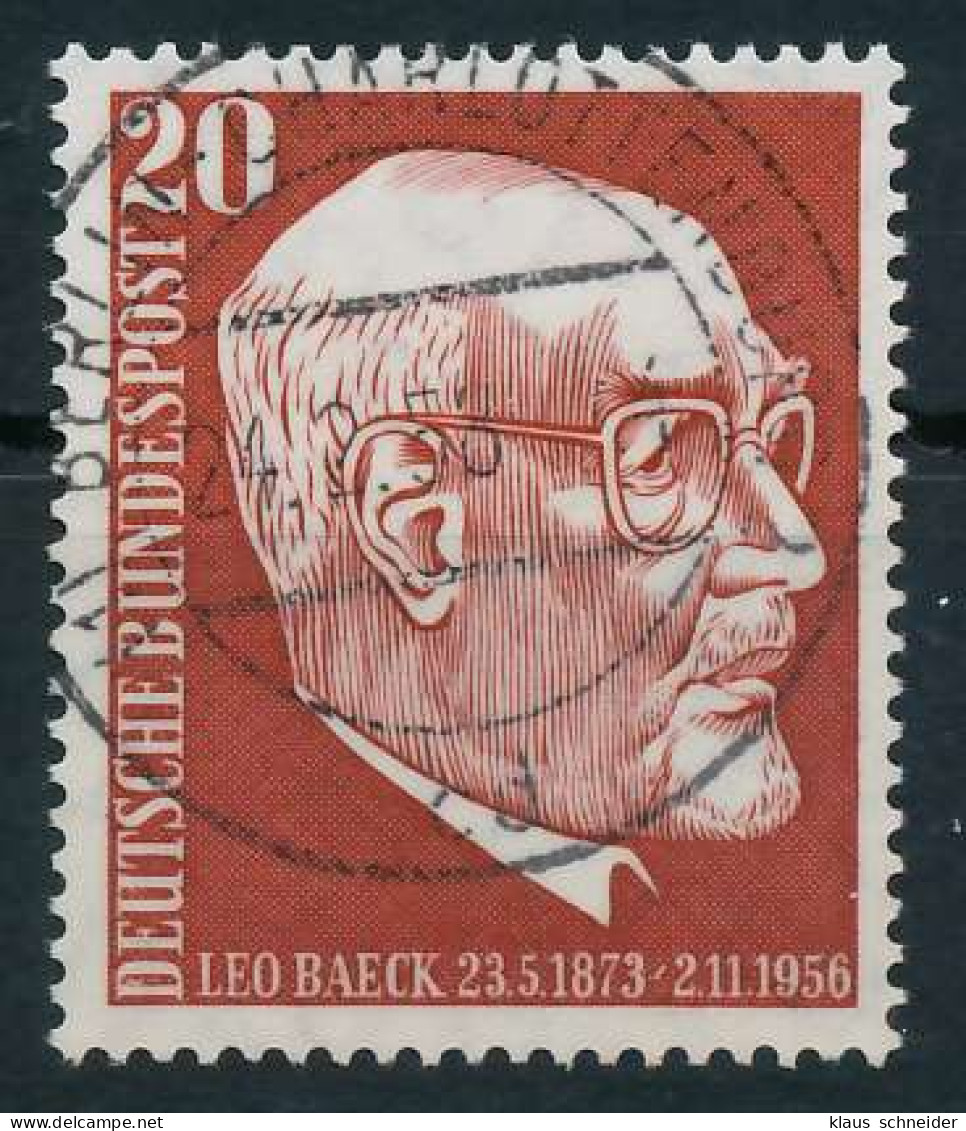 BRD BUND 1957 Nr 278 Zentrisch Gestempelt X6426A2 - Used Stamps