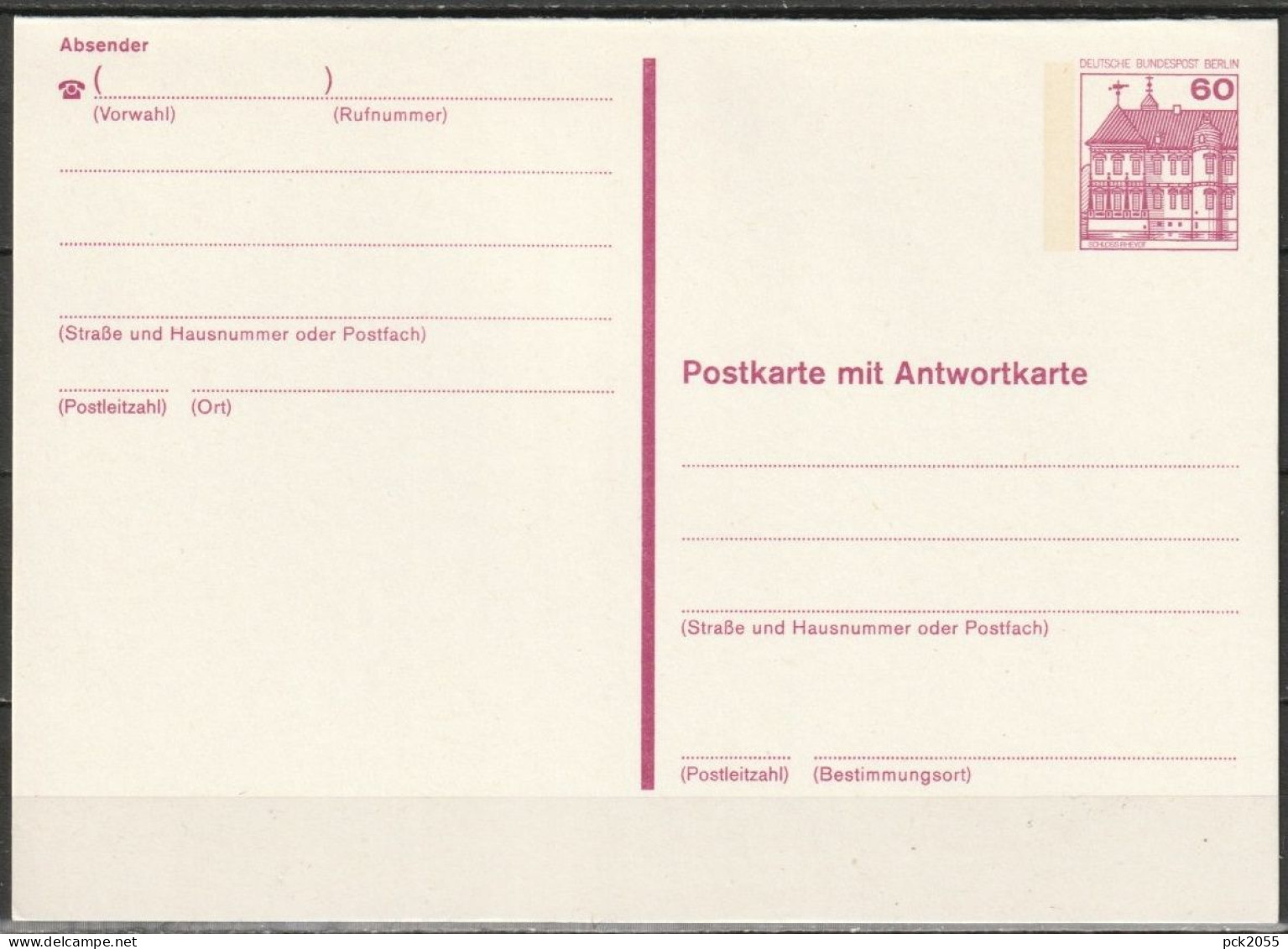 Berlin Ganzsache Mi.-Nr. P 125 I Ungebraucht ( PK 50) Günstige Versandkosten - Cartes Postales - Neuves