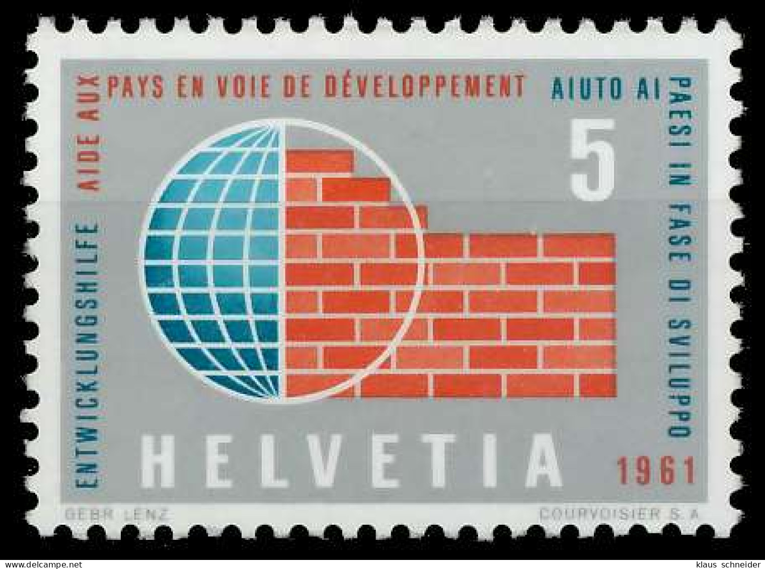 SCHWEIZ 1961 Nr 727 Postfrisch X6790FE - Nuevos