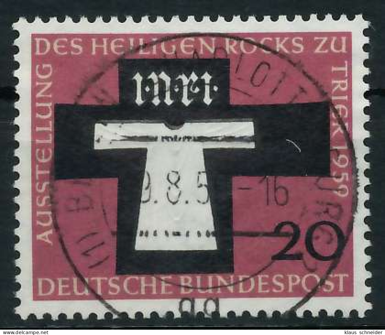 BRD BUND 1959 Nr 313 Zentrisch Gestempelt X69B436 - Used Stamps