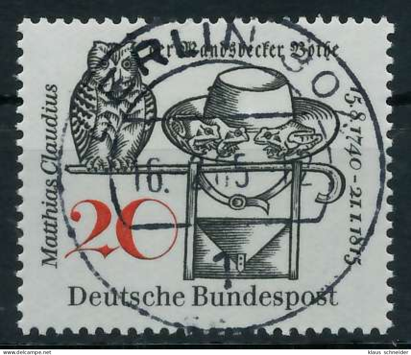 BRD BUND 1965 Nr 462 Zentrisch Gestempelt X69B5D2 - Usados