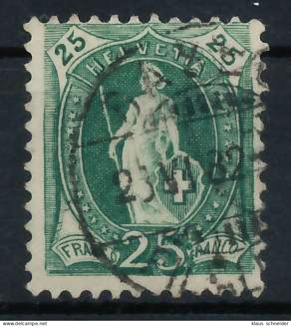 SCHWEIZ STEHENDE HELVETIA Nr 59XAa Gestempelt X6AA51A - Used Stamps