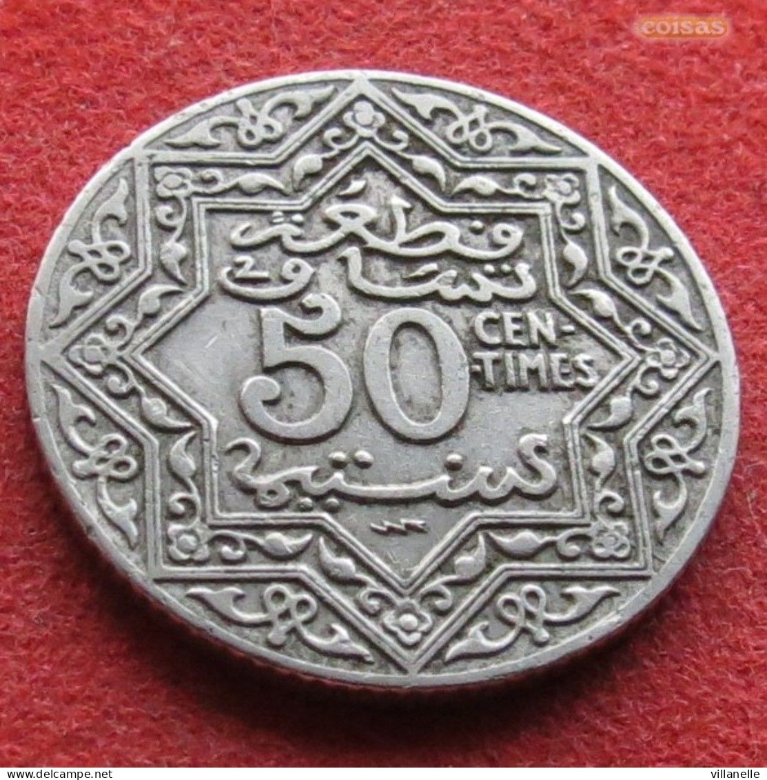 Morocco 50 Santimat 1924  Maroc Marrocos Marokko Marruecos W ºº - Marokko