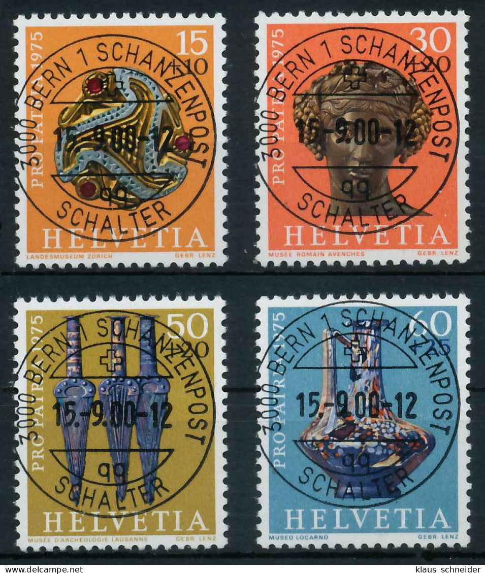 SCHWEIZ PRO PATRIA Nr 1053-1056 Zentrisch Gestempelt X6AA926 - Used Stamps