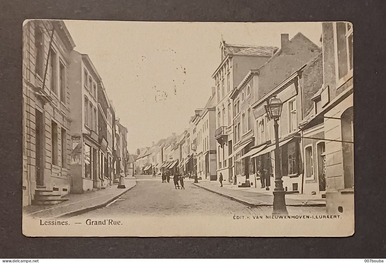 LESSINES/ GRAND RUE / EDIT. VAN NIEUWENHOVEN-LEURAERT / VOYAGEE 1902 - Lessen