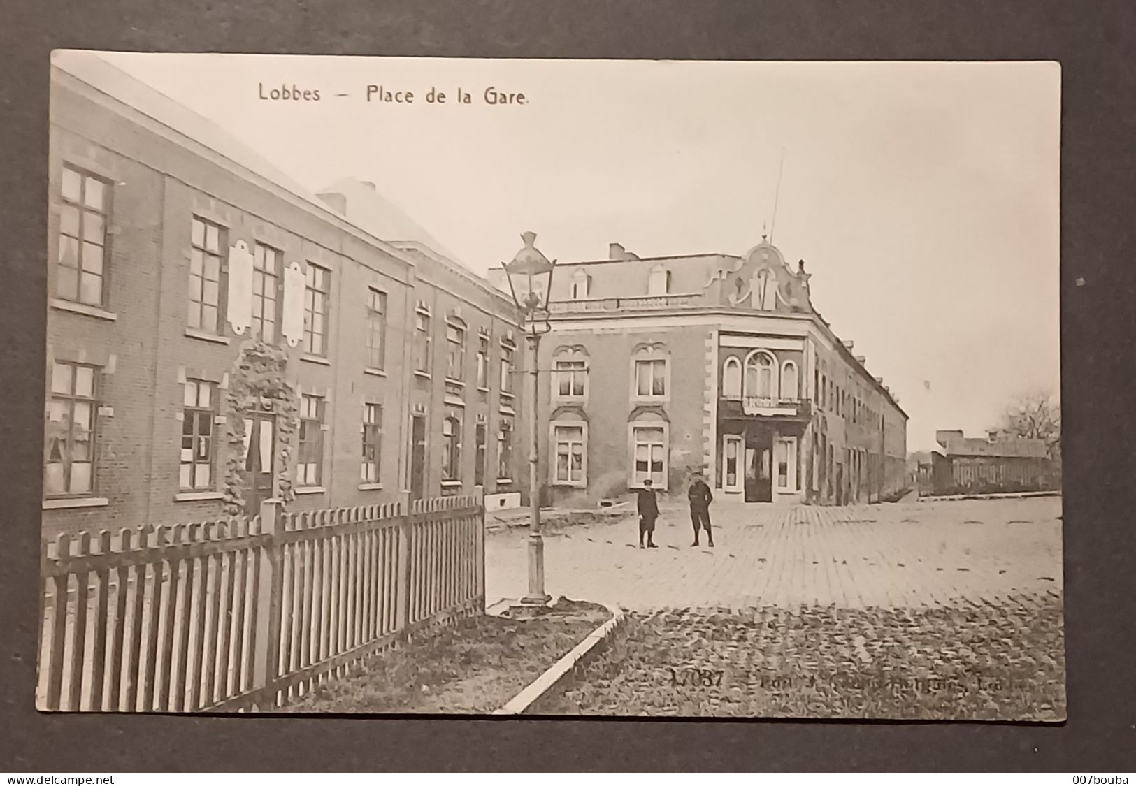 LOBBES / PLACE DE LA GARE/ / VOYAGEE 1910 - Lobbes