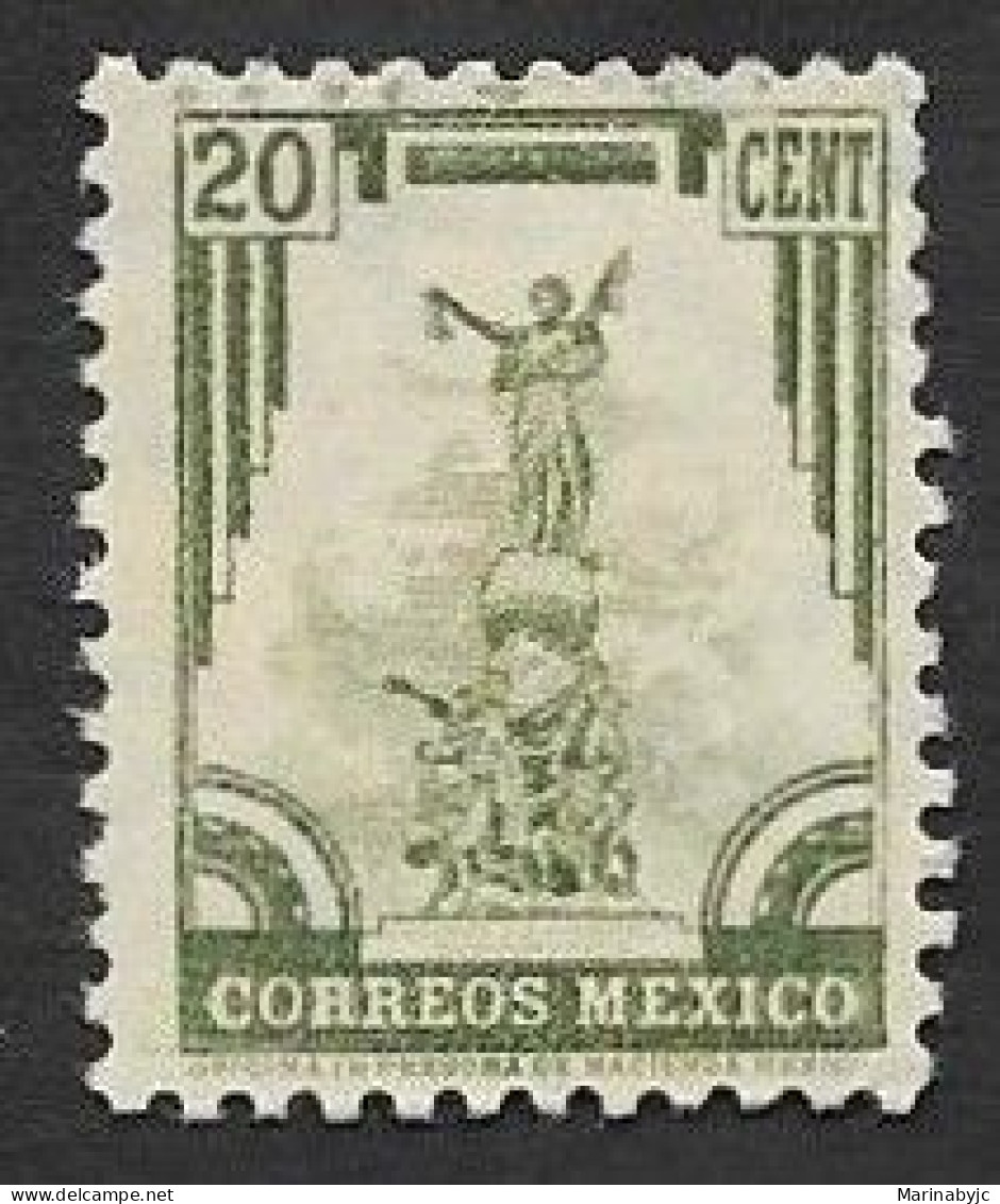 SE)1934-40 MEXICO, INDEPENDENCE MONUMENT 20C SCT 174, MINT - Mexique