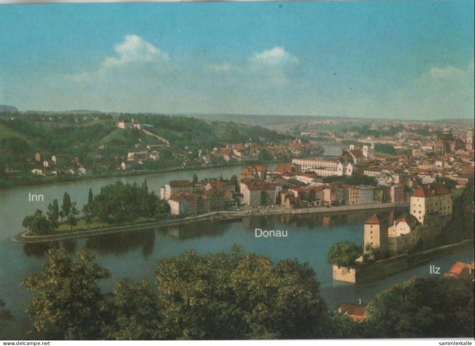 74299 - Passau - Zusammenfluss Von Donau, Inn Und Ilz - Ca. 1980 - Passau