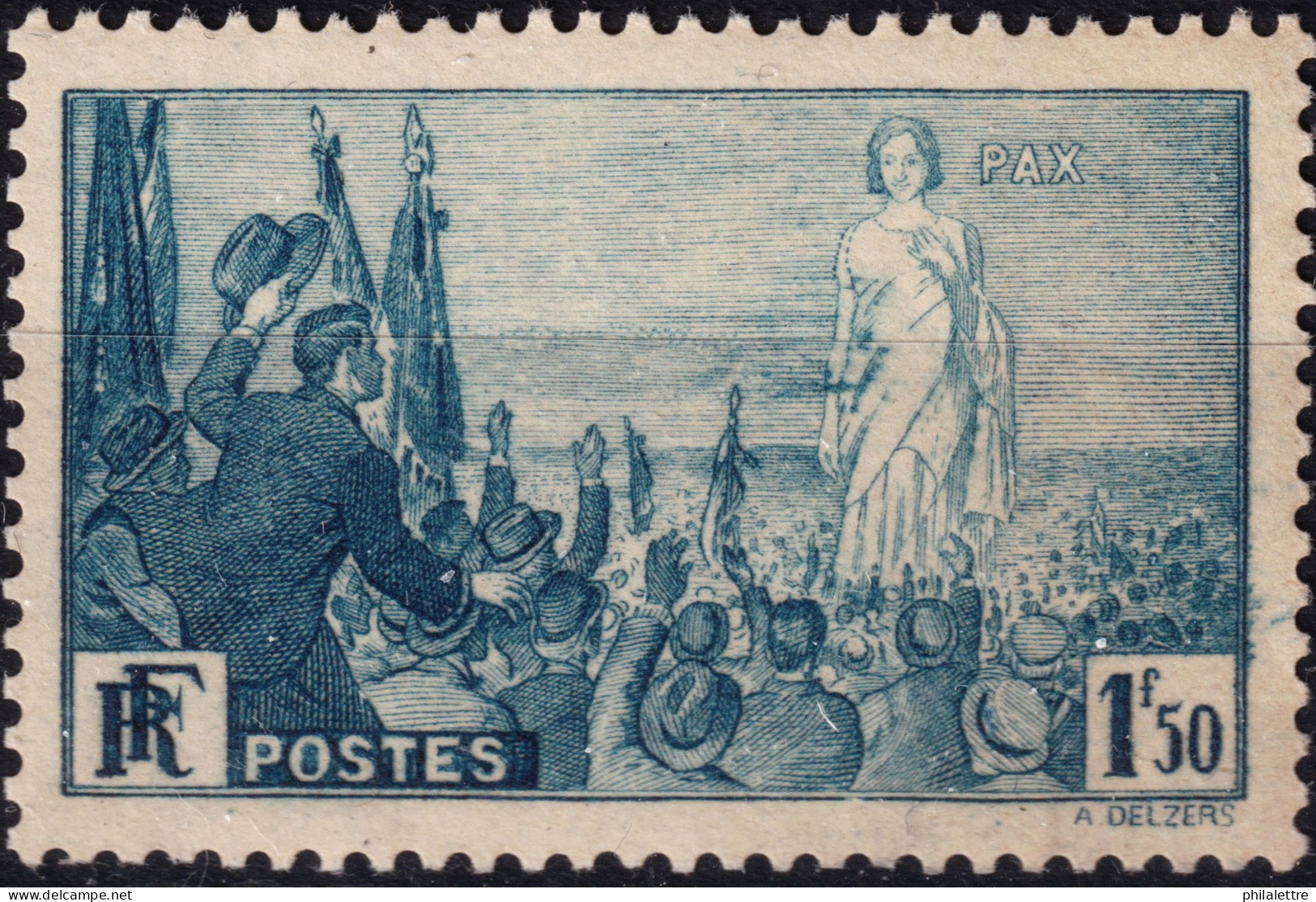 FRANCE - 1936 - 1fr50 Rassemblement Universel Pour La Paix, à Paris - Yv.328 Neuf** TB (c.40€) - Nuevos