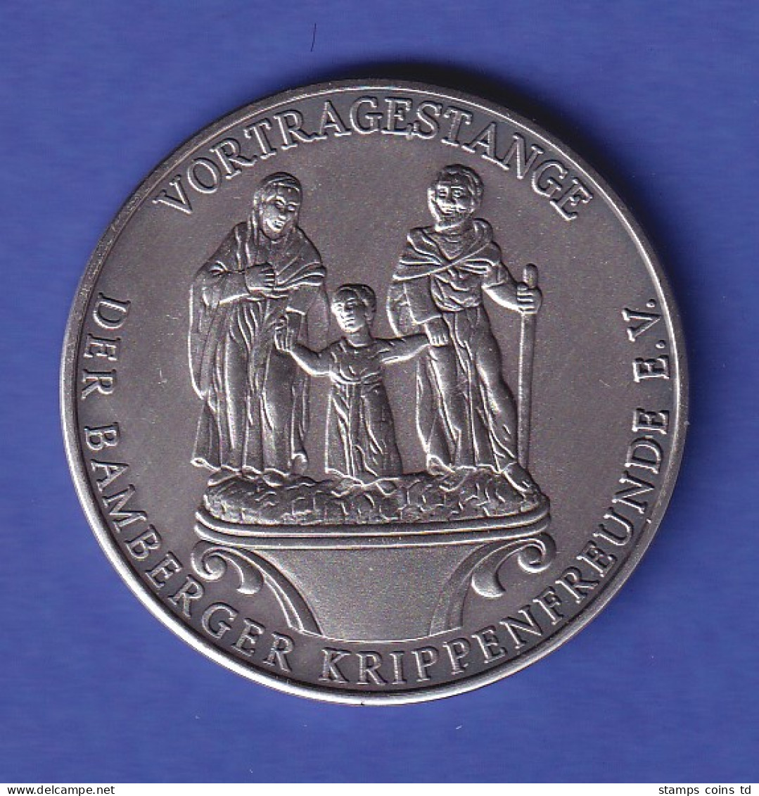 Silber-Medaille 75 Jahre Bamberger Krippenfreunde E.V. 1994 - Altri & Non Classificati