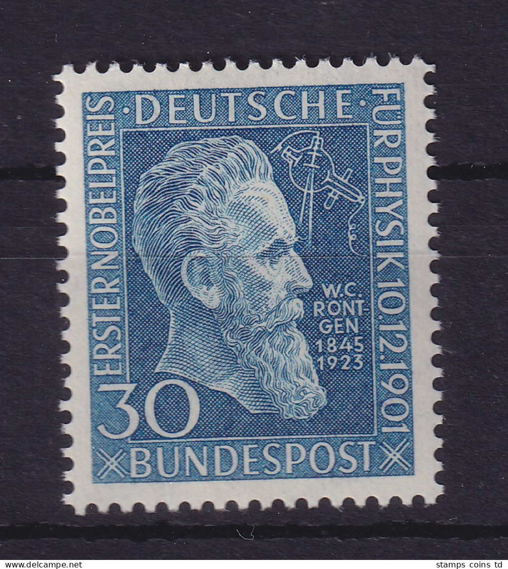 Bundesrepublik 1951 Wilhelm Conrad Röntgen Mi-Nr. 147 Postfrisch** - Neufs