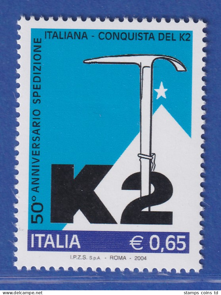 Italien 2004 50. Jahrestag Der Erstbesteigung Des K 2  Mi.-Nr. 2984 **  - Unclassified