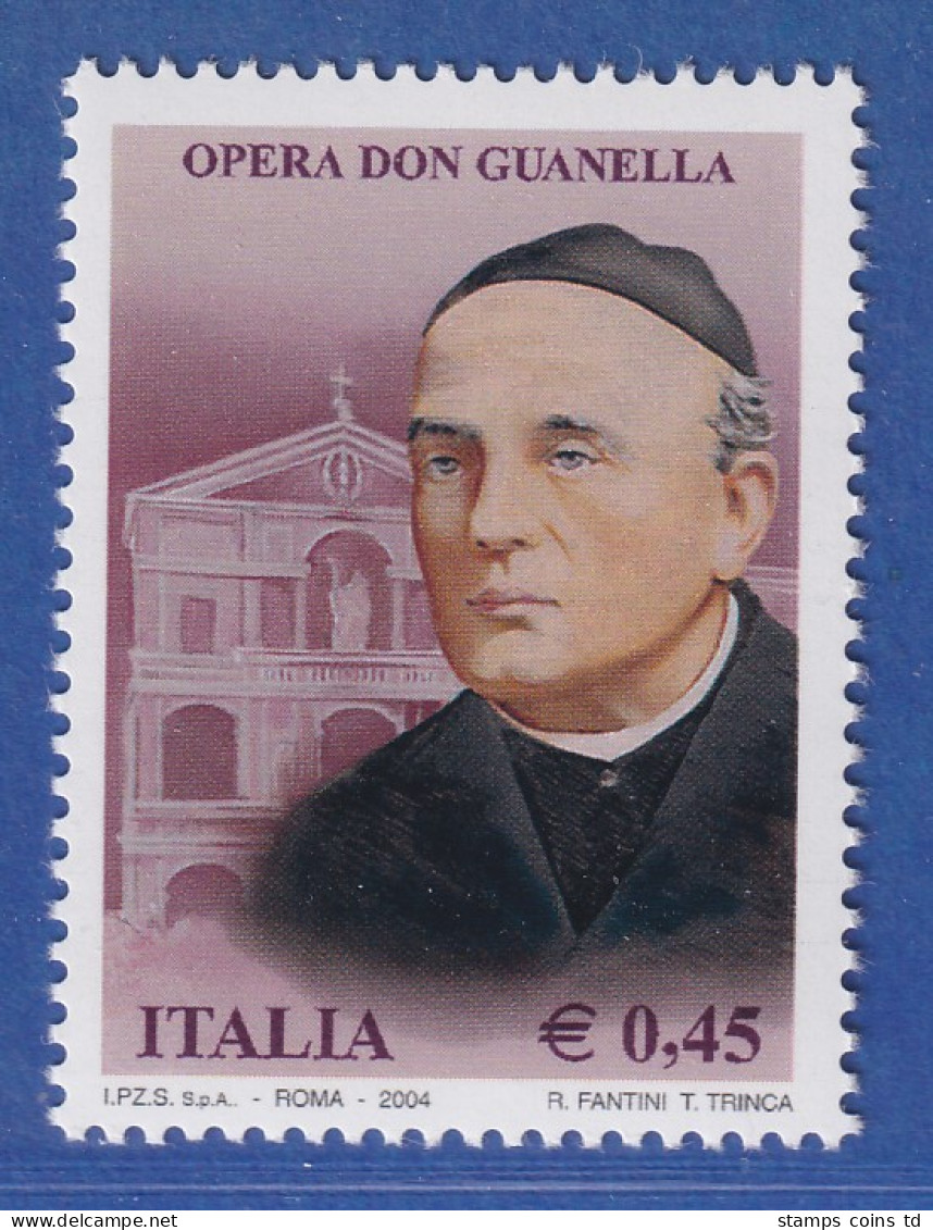 Italien 2004 Luigi Guanella, Katholischer Prister  Mi.-Nr. 2996 **  - Non Classés