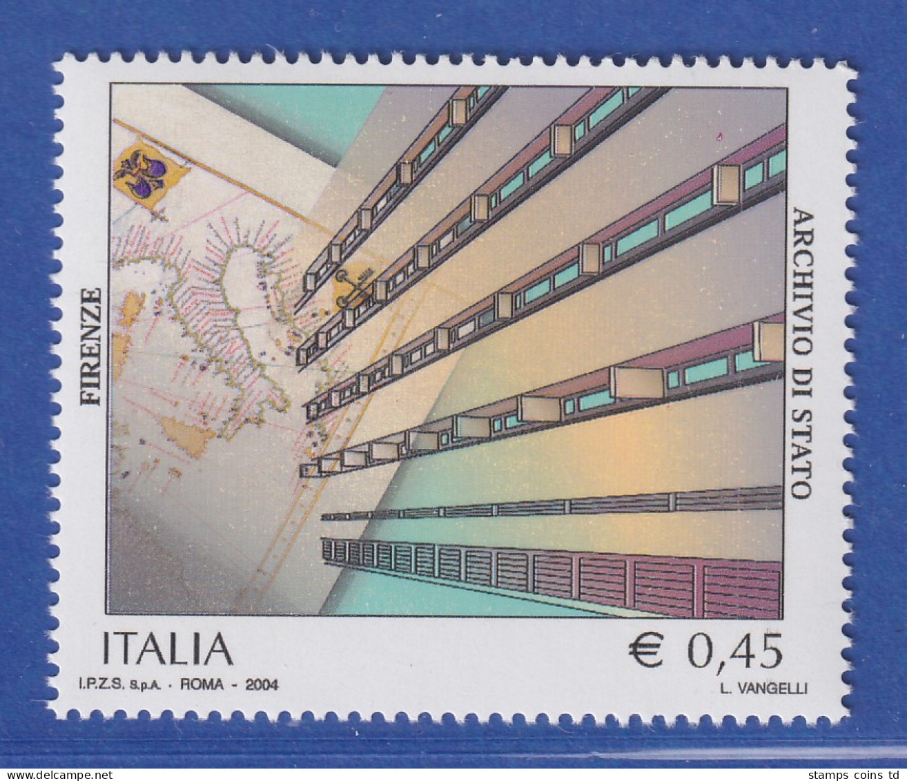 Italien 2004 Staatsarchiv, Florenz  Mi.-Nr. 2992 **  - Non Classés