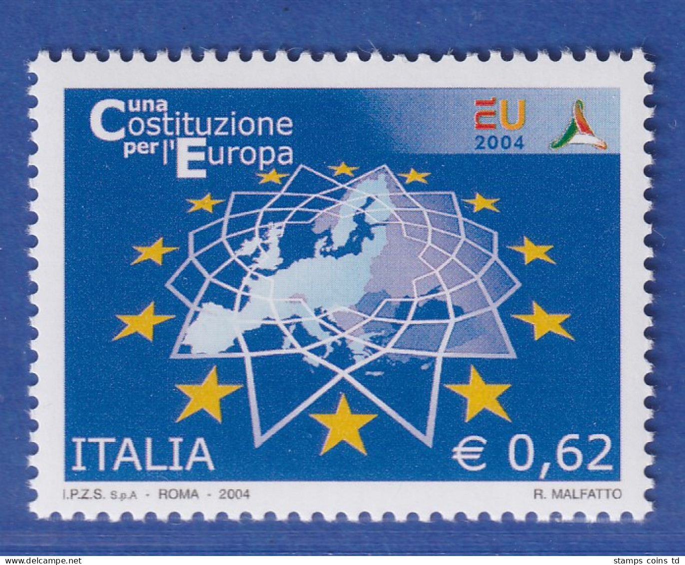 Italien 2004 Europäische Verfassung Mi.-Nr. 2999 **  - Non Classés