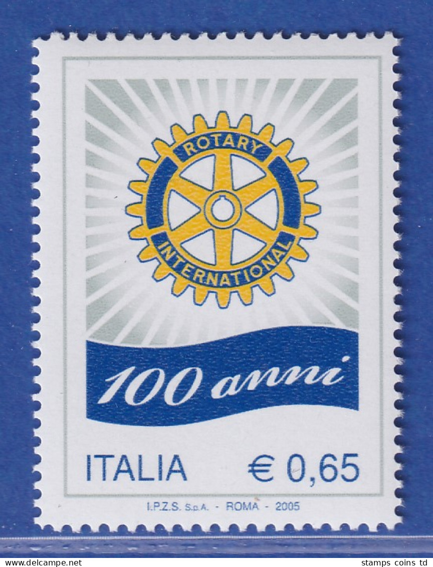 Italien 2005 100 Jahre Rotary International  Mi.-Nr. 3016 **  - Non Classés