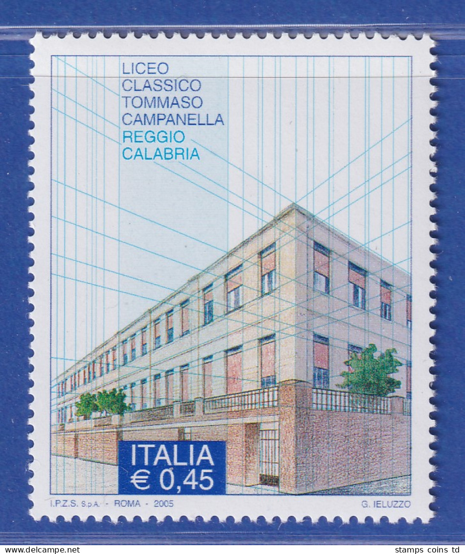 Italien 2005 Humanistisches Gymnasium Tommaso Campanella Mi.-Nr. 3035 **  - Non Classés