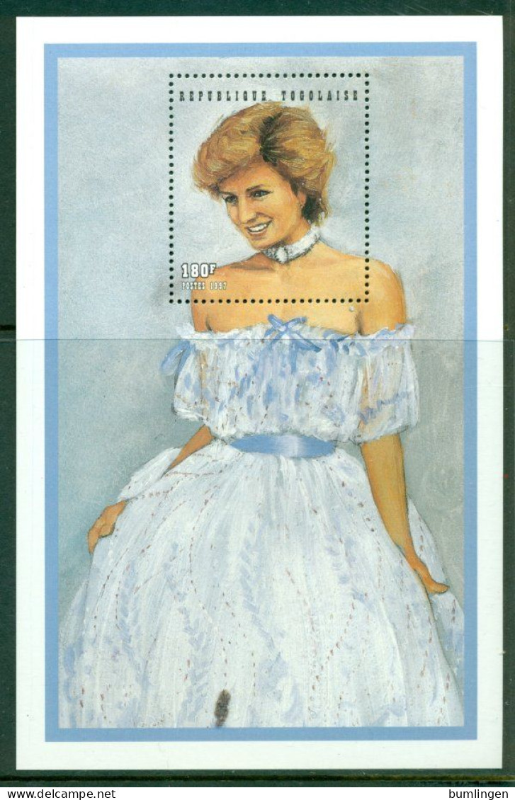 TOGO 1997 Mi 2584 Mini Sheet** Princess Diana [B681] - Koniklijke Families