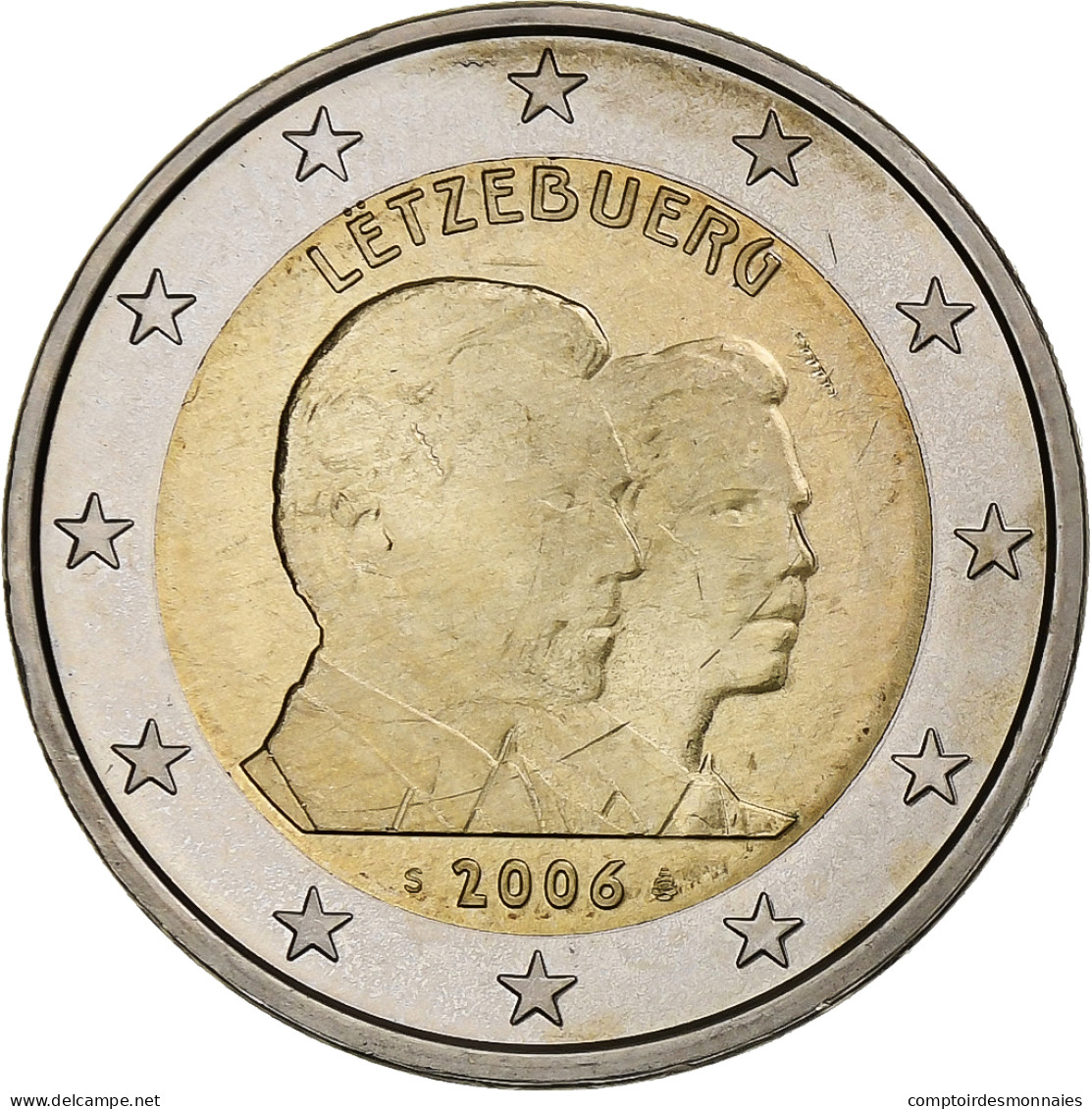Luxembourg, Henri, 2 Euro, 2006, Utrecht, SUP, Bimétallique, KM:88 - Luxembourg