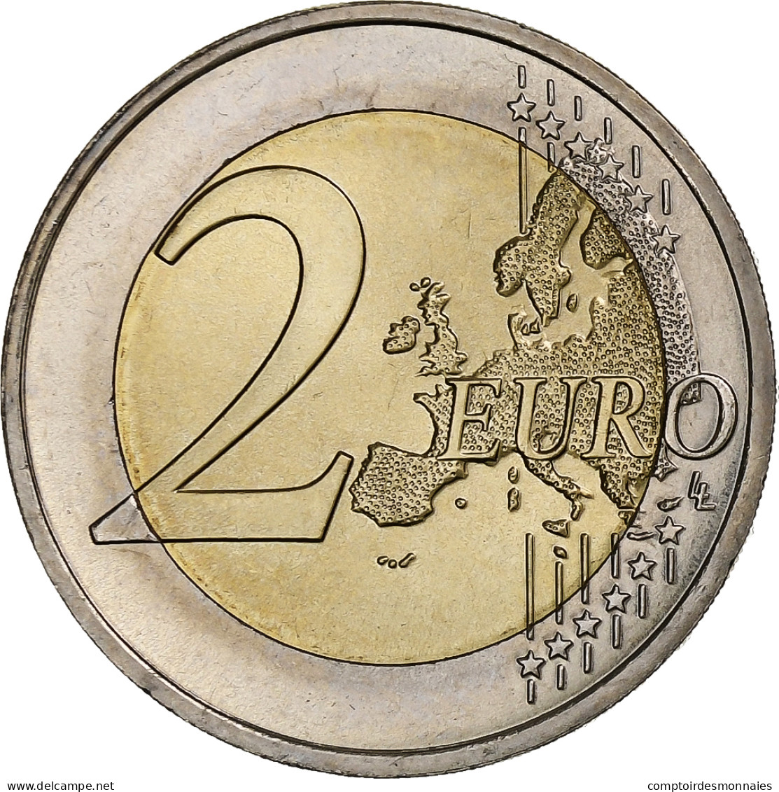 Luxembourg, Henri, 2 Euro, 2008, Paris, SPL, Bimétallique, KM:96 - Luxemburgo