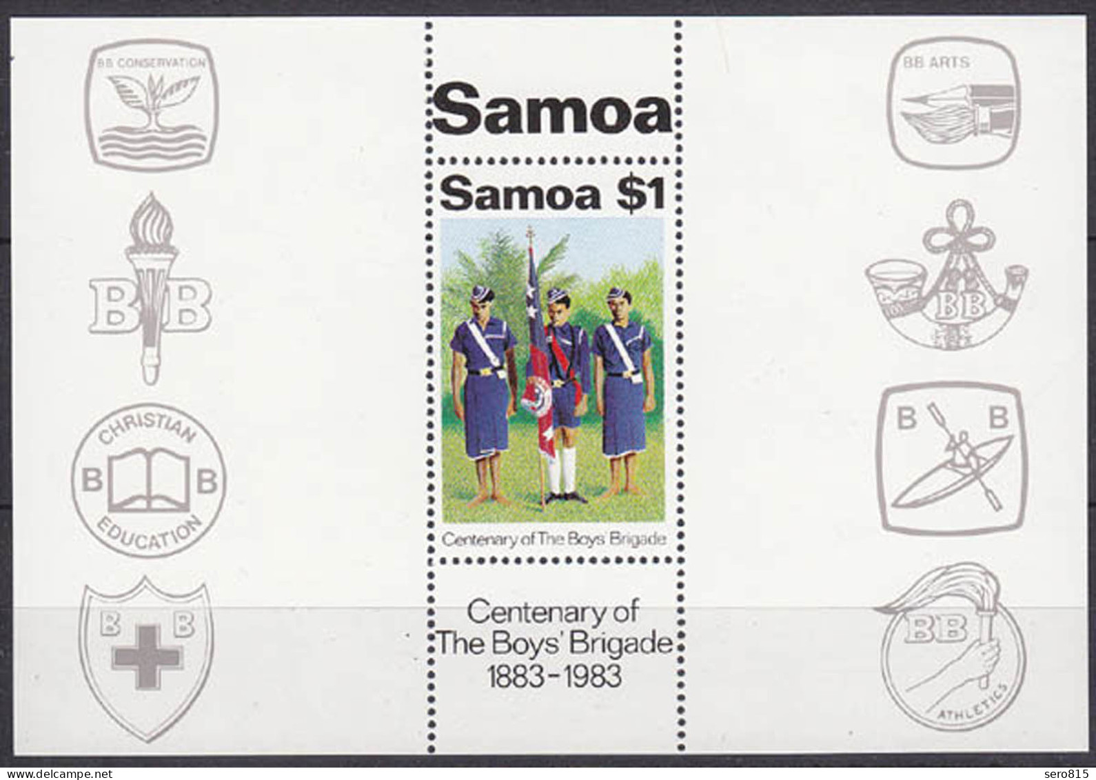 Samoa Pfadfinder SCOUTS  Block 1983 **  (5268 - Sonstige & Ohne Zuordnung