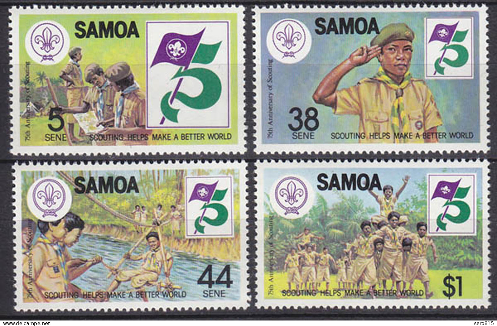 SIERRA LEONE Pfadfinder SCOUTS Satz Set **   (5313 - Other & Unclassified