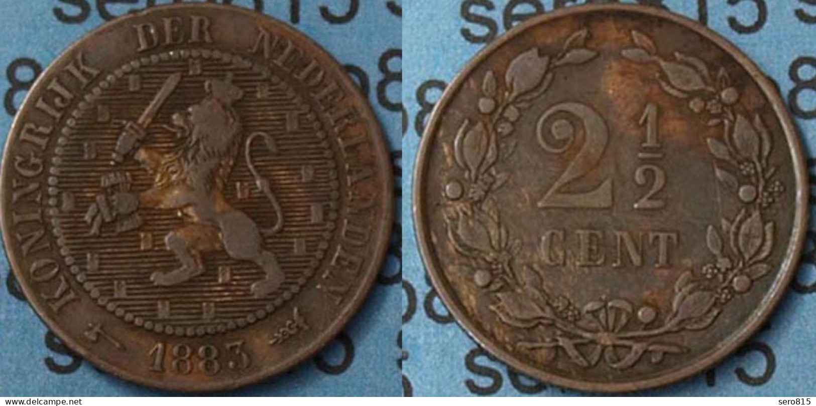 Niederlande Netherlands  2 1/2 Cent 1883   (7487 - Autres & Non Classés