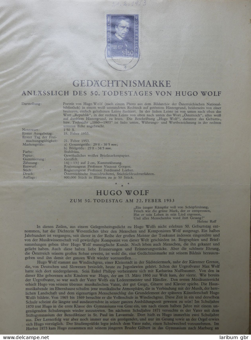 Österreich Lot Ersttagsblätter gestempelt über 580,- Euro Katalog #IM757