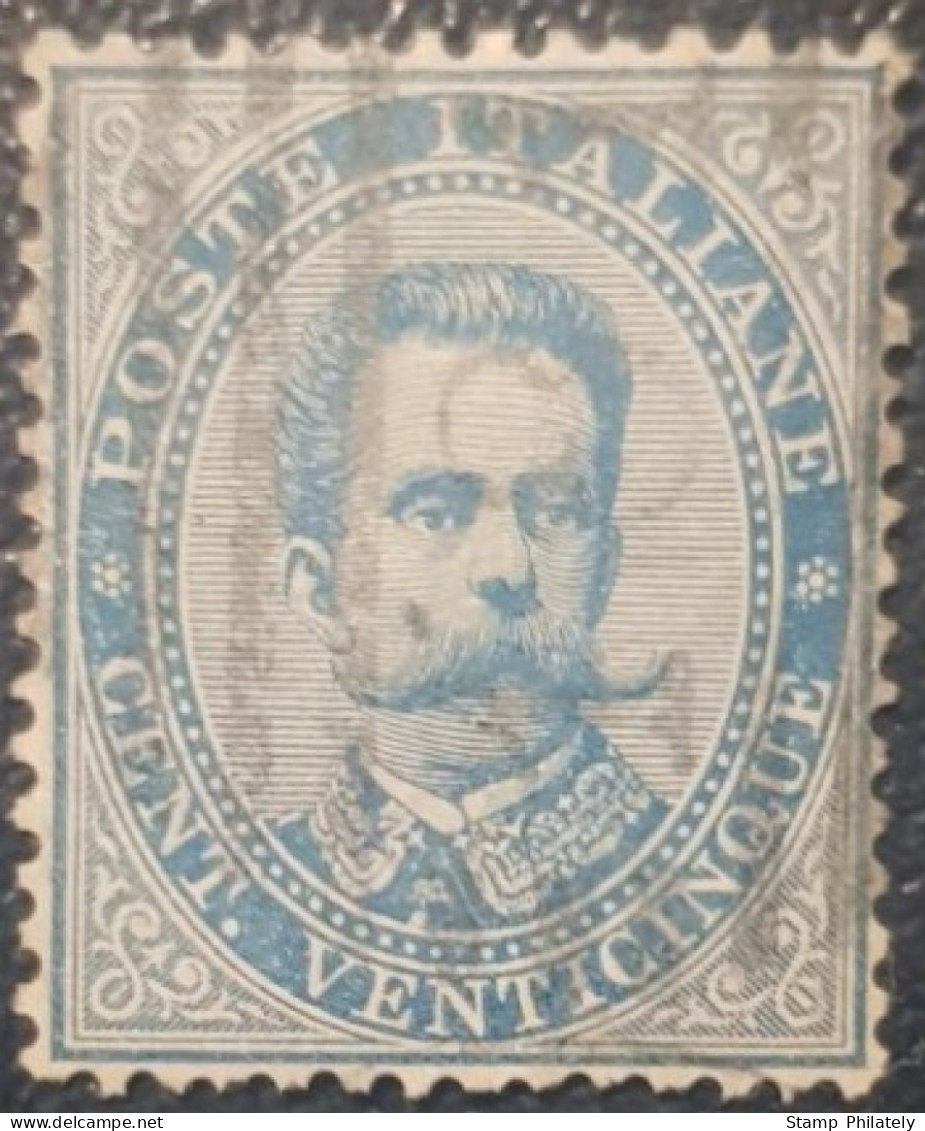 Italy 25C Classic Used Stamp King Umberto - Oblitérés