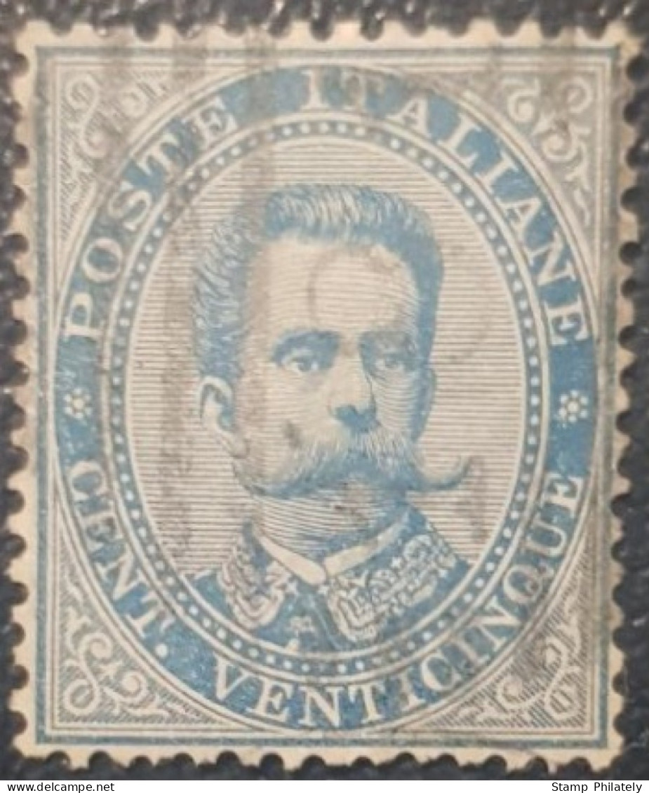 Italy 25C Classic Used Stamp King Umberto - Gebraucht