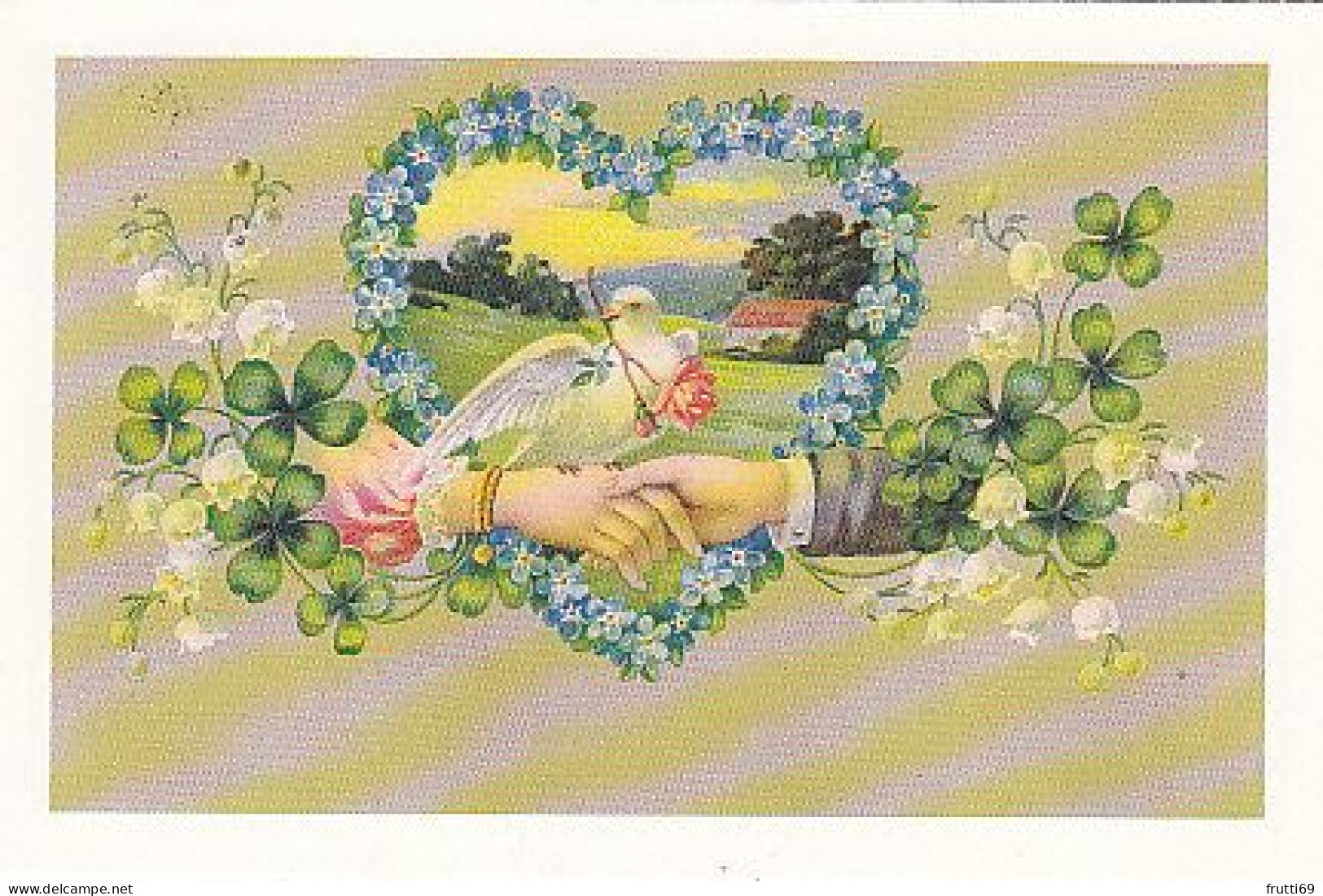 AK 210500  COUPLE / PAAR - Modern Reproduction Card - Couples