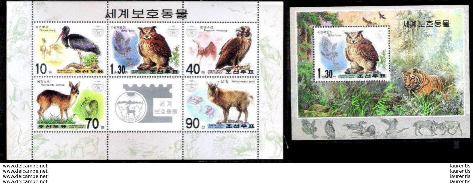 2861  Hiboux - Owls - Corée Du Nord Yv BF 400-01 - MNH - 3,25 (11) - Uilen