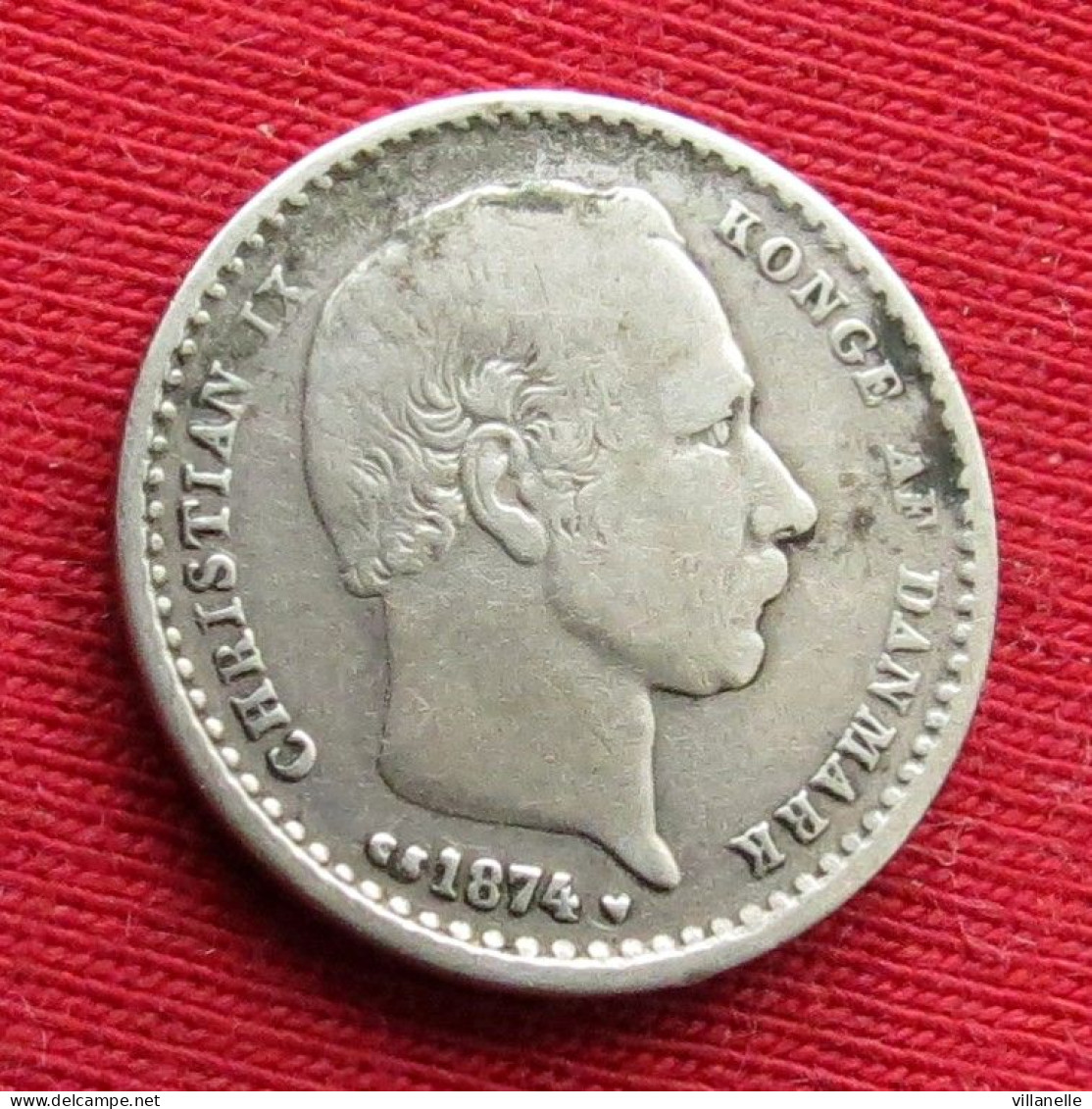 Denmark 25 Ore 1874  Dinamarca Danemark Danimarca Denemarken W ºº - Danimarca