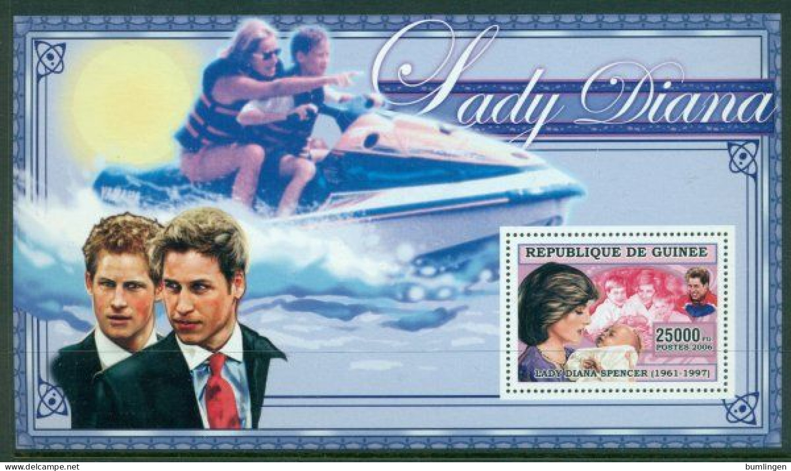 GUINEA 2006** Princess Diana [B695] - Royalties, Royals